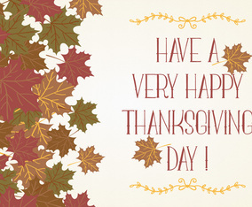 Thanksgiving Leaves Background