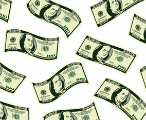 Scattered 100 Dollars