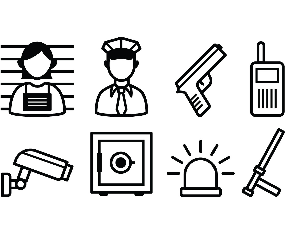 Free Police And Crime Icon Set