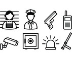 Free Police And Crime Icon Set