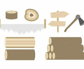 Free Wood Logs Vector