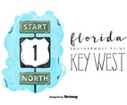 Free Florida Key Watercolor Vector