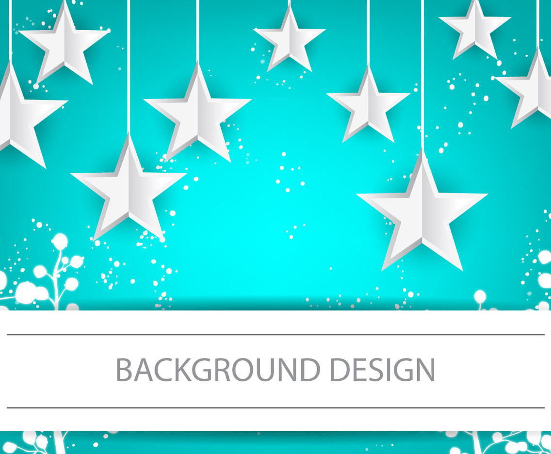 Infographic Design Stars Background