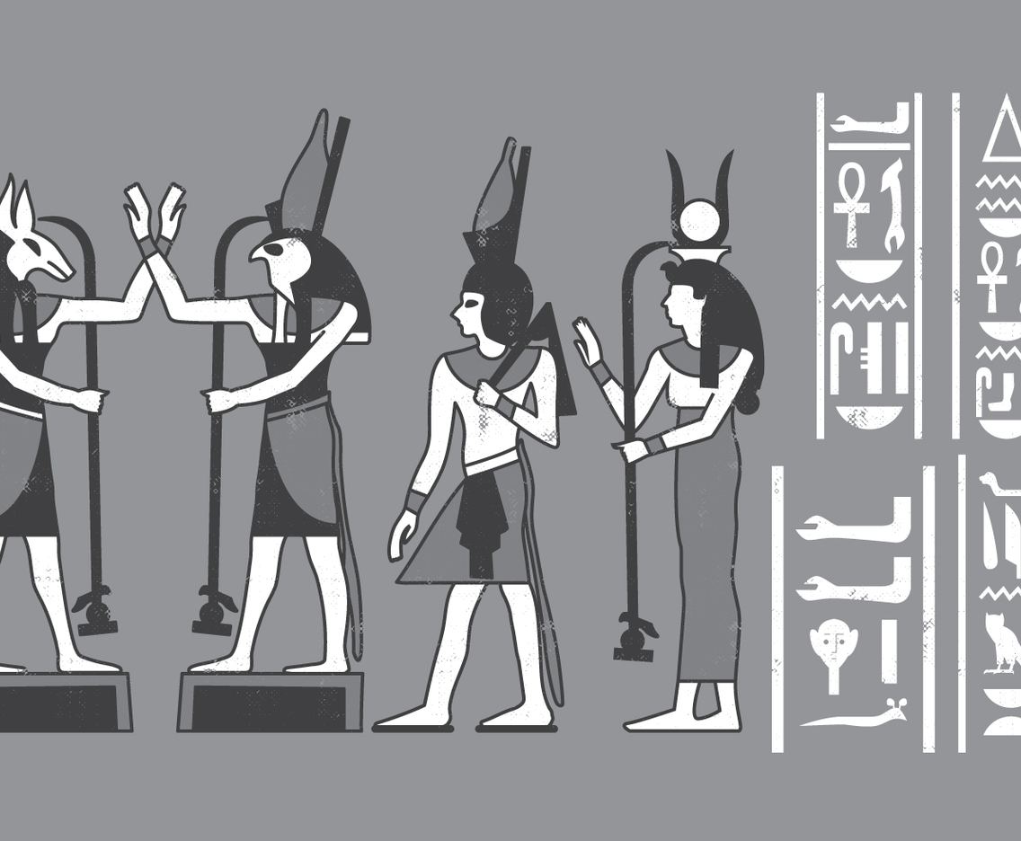 Egyptian icons Cartouches