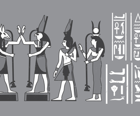 Egyptian icons Cartouches