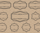 Vintage Label Cartouches