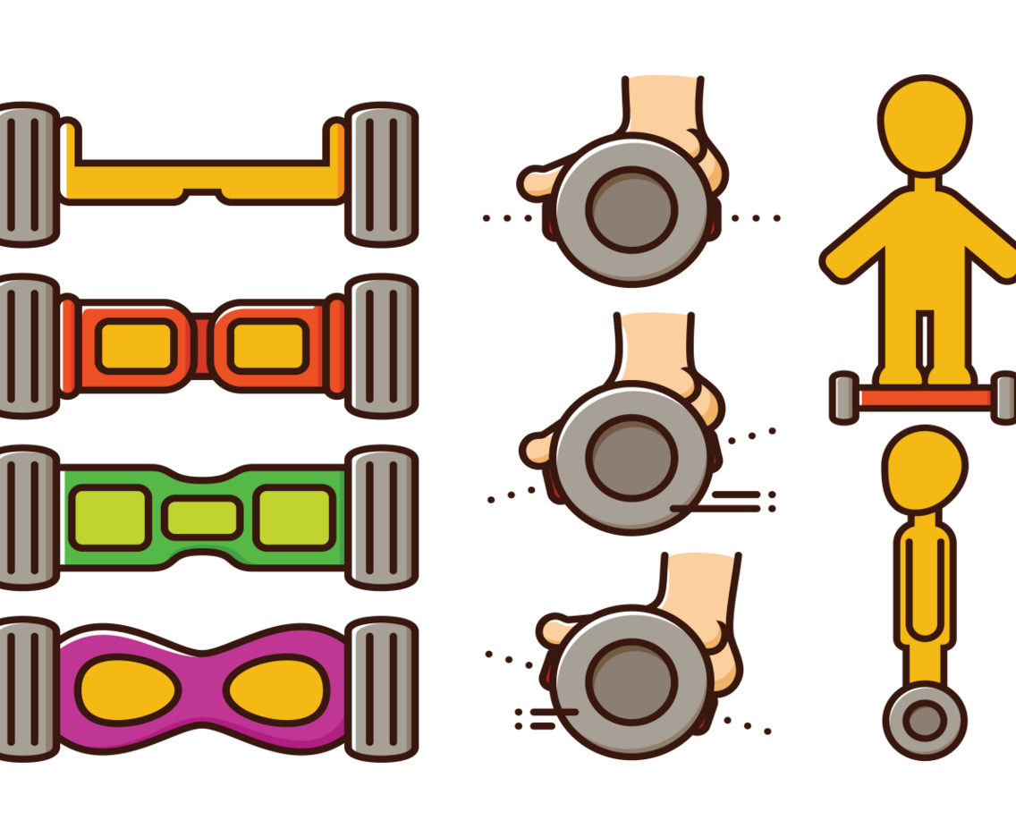 Segway Vector Icons