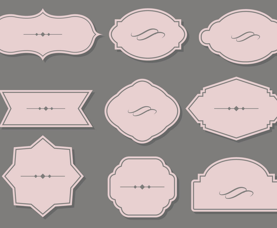 Cartouche Flat Design