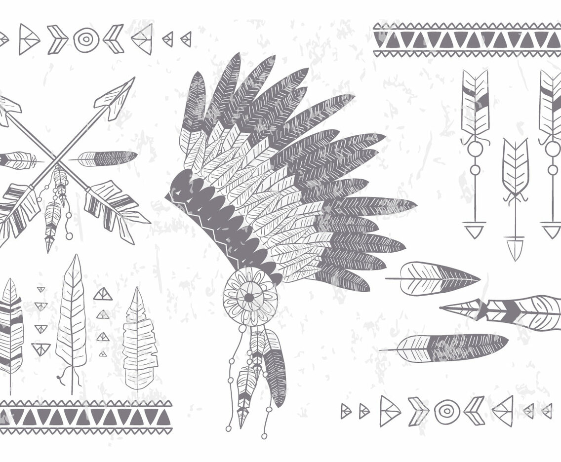 Boho Native Vector Set