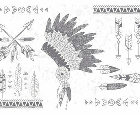 Boho Native Vector Set