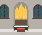 Free Pipe Organ Vector Illustration