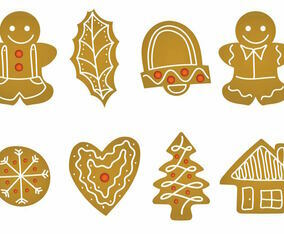 Lebkuchen Icon Set