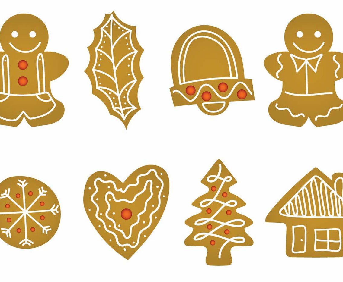 Lebkuchen Icon Set