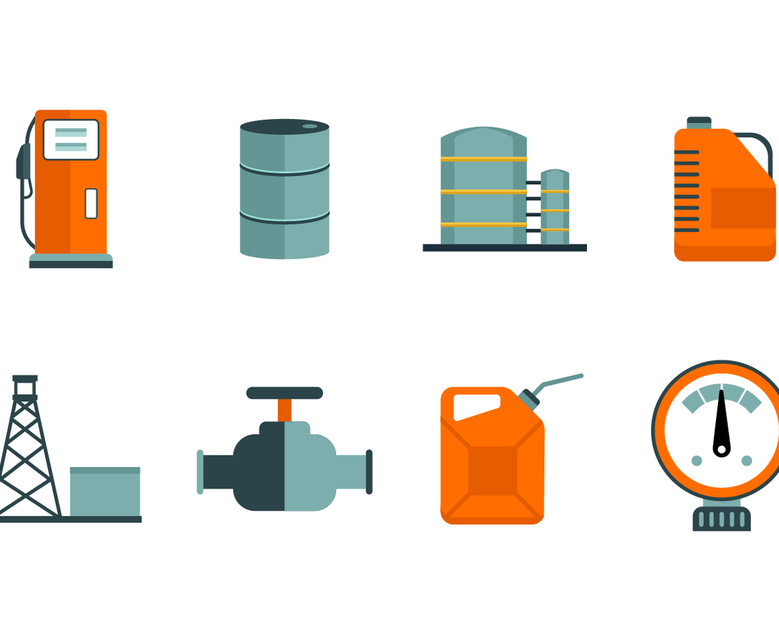Free Oil and Petrol Industry Icon Vectors