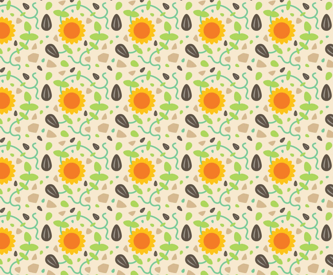 Free Sunflower Pattern Vector