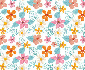 Free Flowrs Pattern Vectors