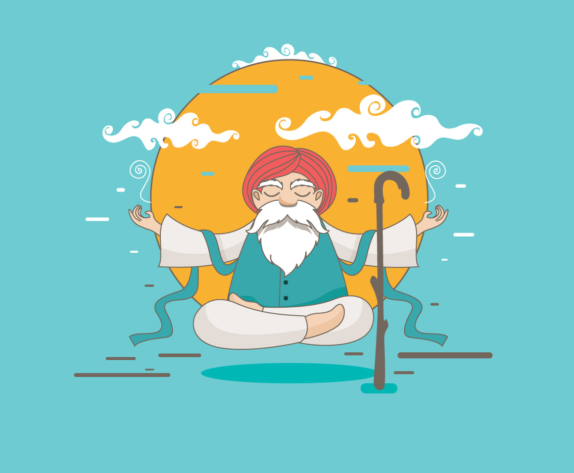 Guru Vector Character
