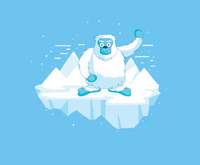 Yeti Cute Vector