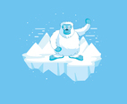 Yeti Cute Vector