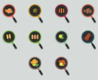 Fish Fry Icon Set