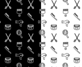 Free Hair Pattern Vector