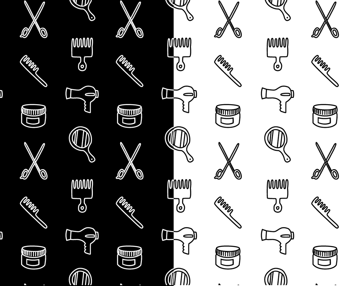 Free Hair Pattern Vector