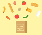 Free Groceries Vector