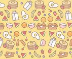 Free Breakfast Pattern Vector