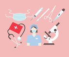 Nurse Equipment Vector