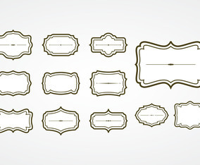 Vintage Cartouche Frames