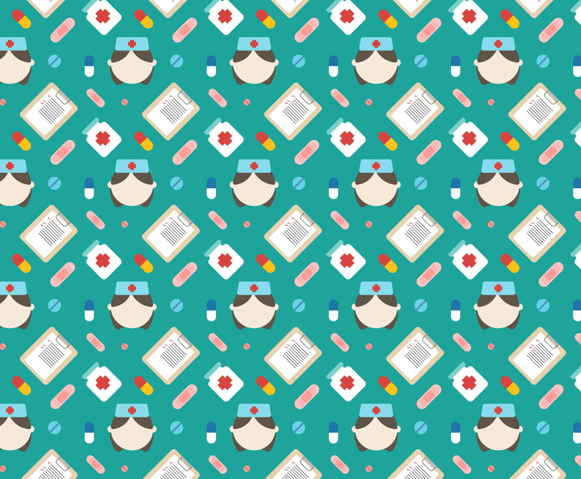 Free Nurse Vector Pattern
