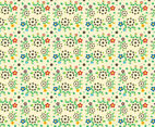 Free Growing Flower Pattern Vector