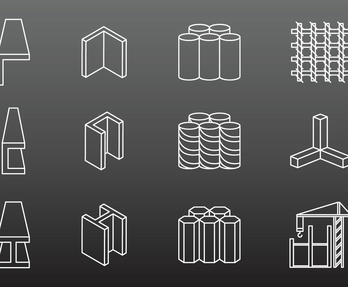 Steel Construction Icons