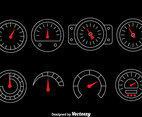 Tachometer Vector Set