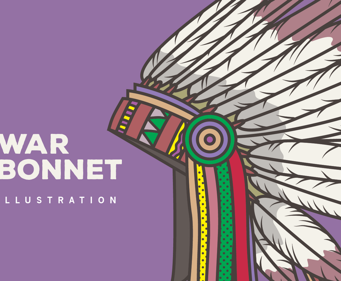 War Bonnet Illustration
