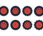 Tractor Tire Vector