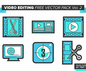 Video Editing Free Vector Pack Vol. 2