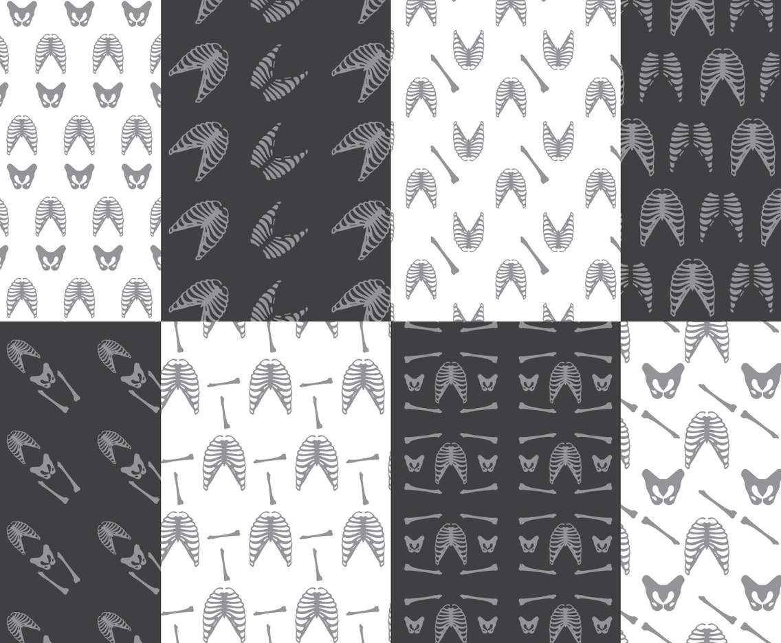 Ribcage Pattern Vectors