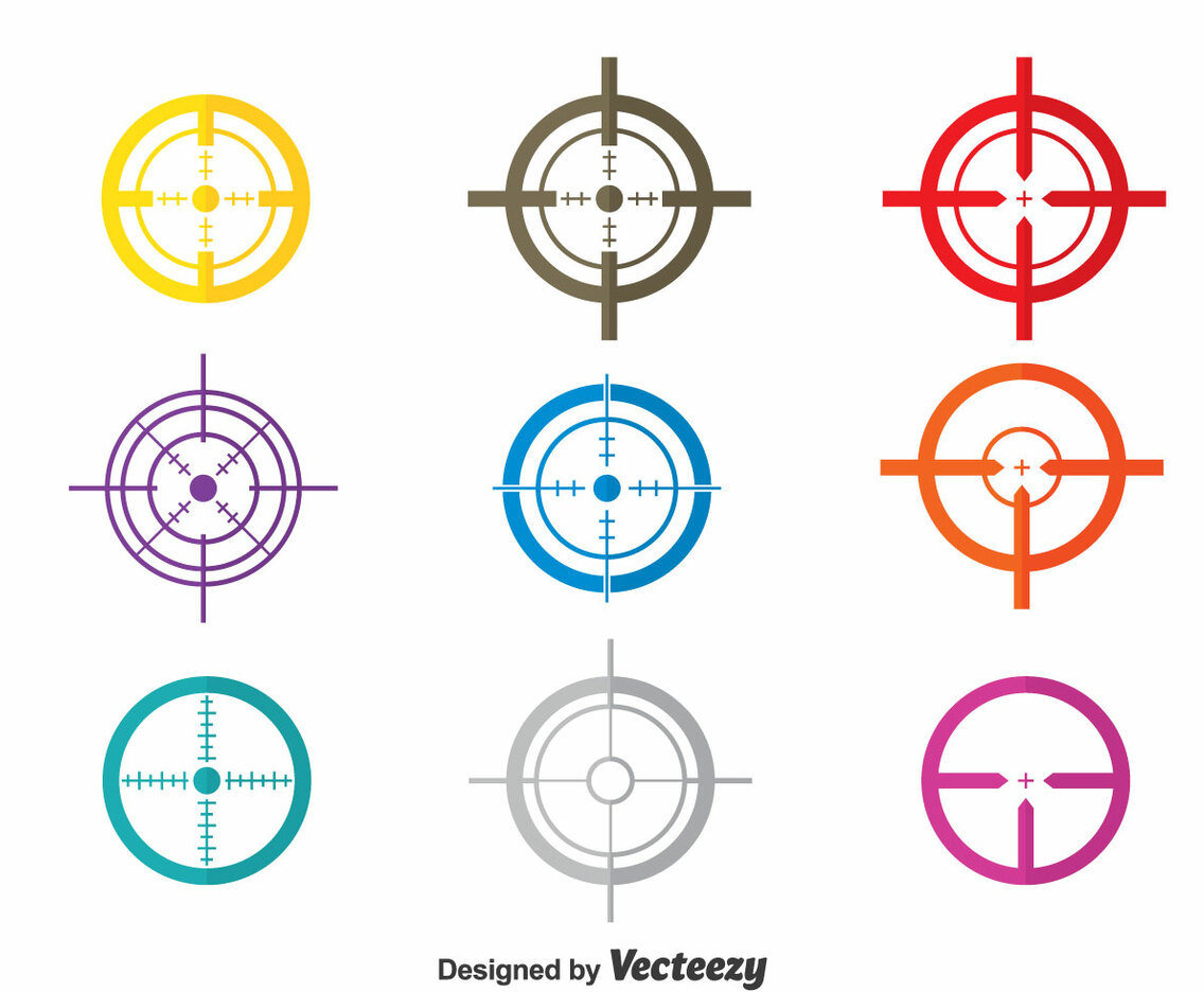 Colorful Laser tag Vector