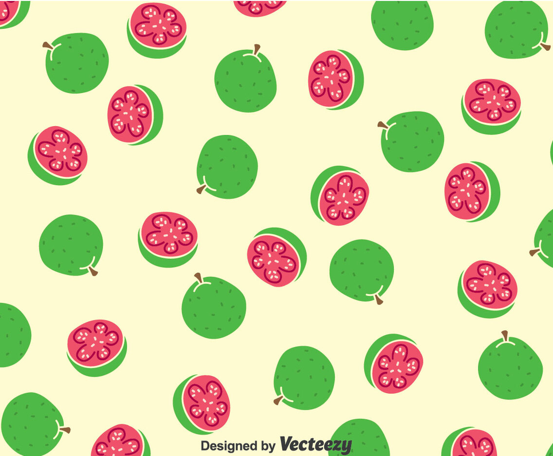Guava Fruits Pattern
