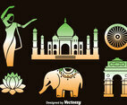 India Element Vector Set