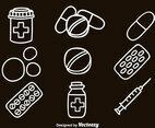 Medicie Hand Draw Icons