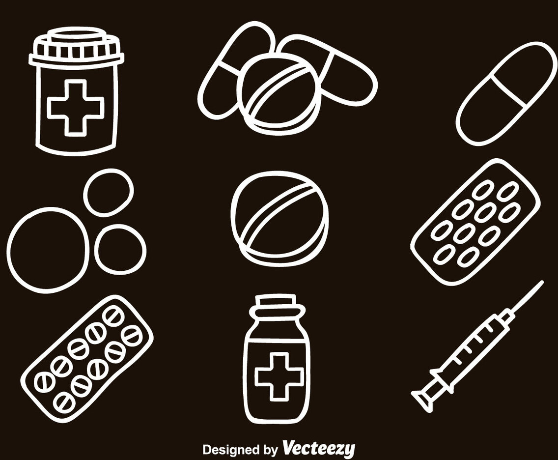 Medicie Hand Draw Icons