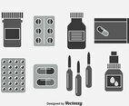 Medicine Box Vector Set