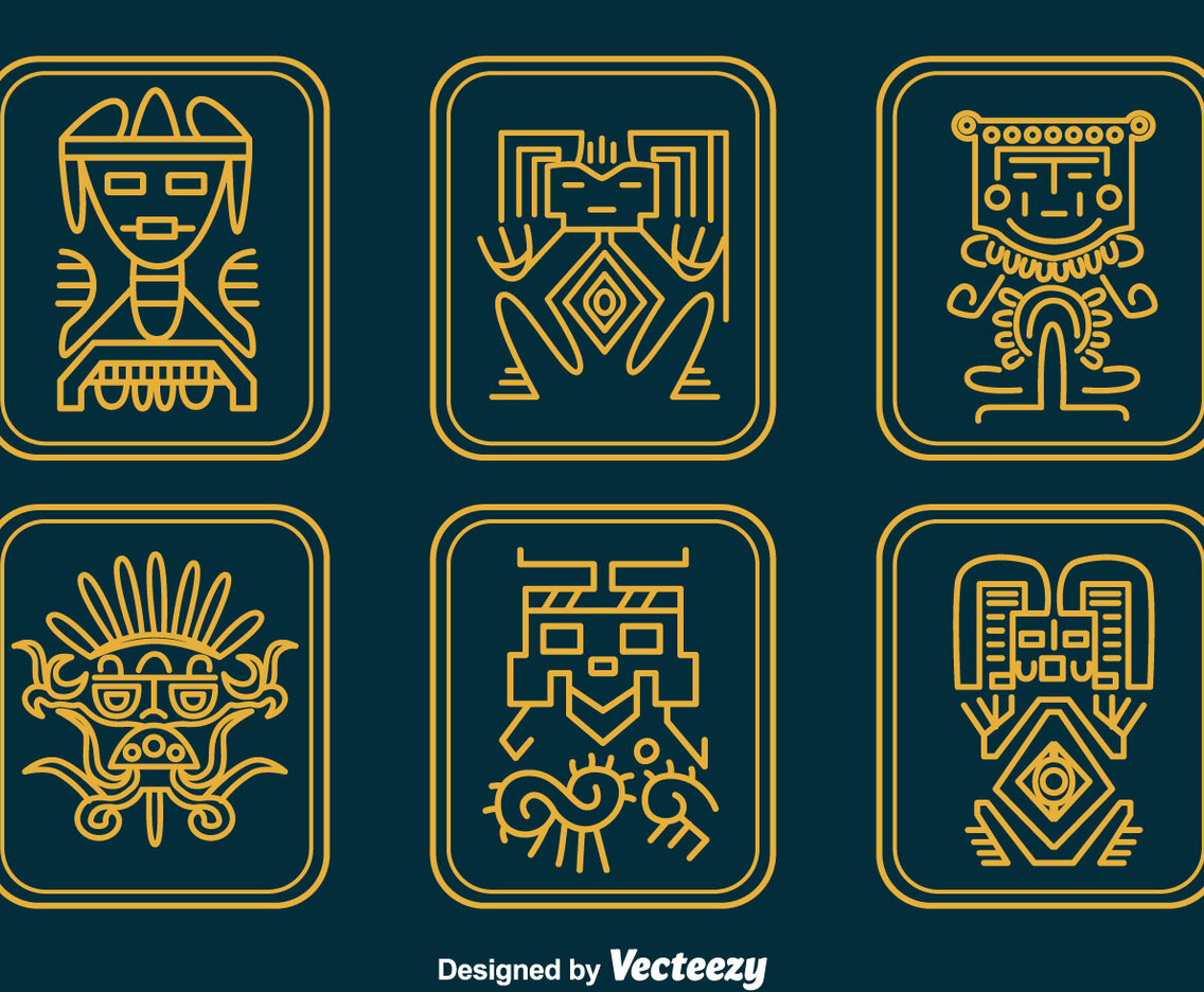 Inca Relics Vector Set