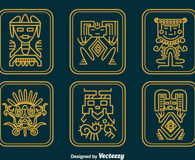Inca Relics Vector Set