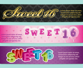 Sweet 16 Banners
