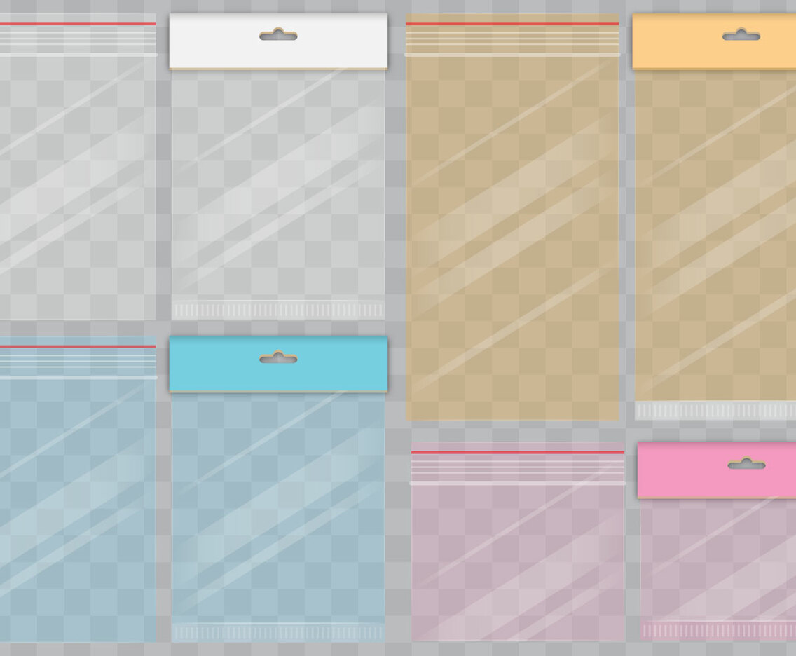 Colorful Transparent Sachets