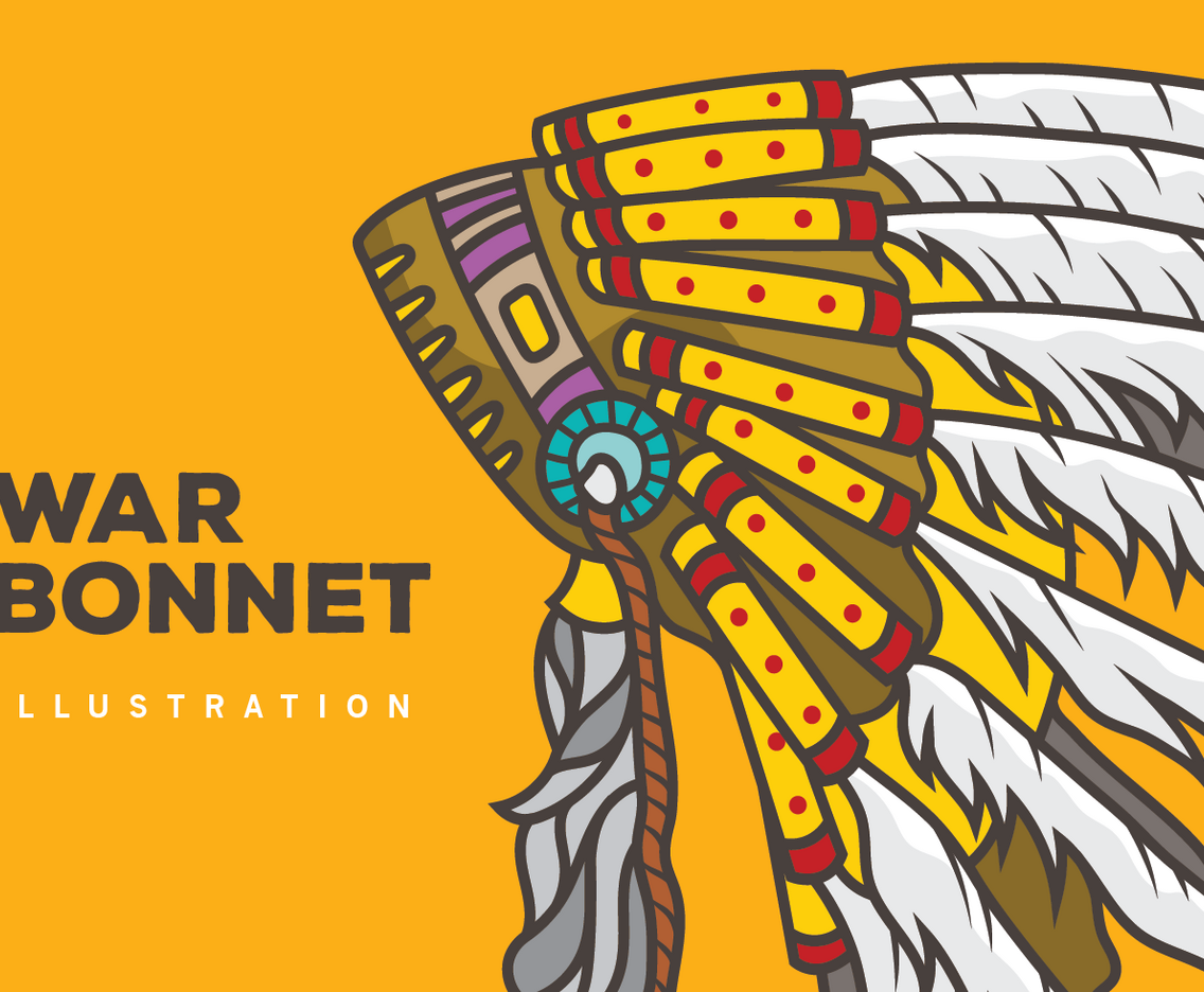 War Bonnet Illustration