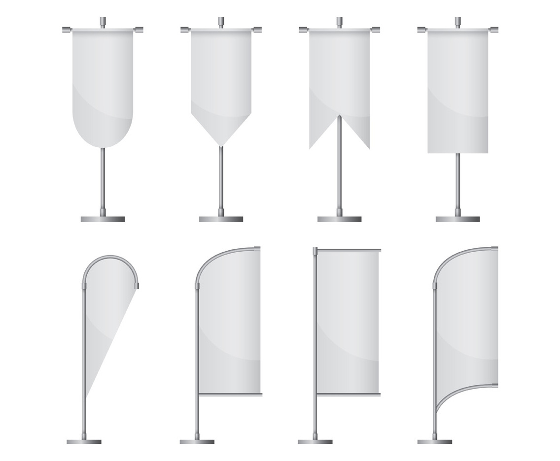 Set Of Kakemono Vector